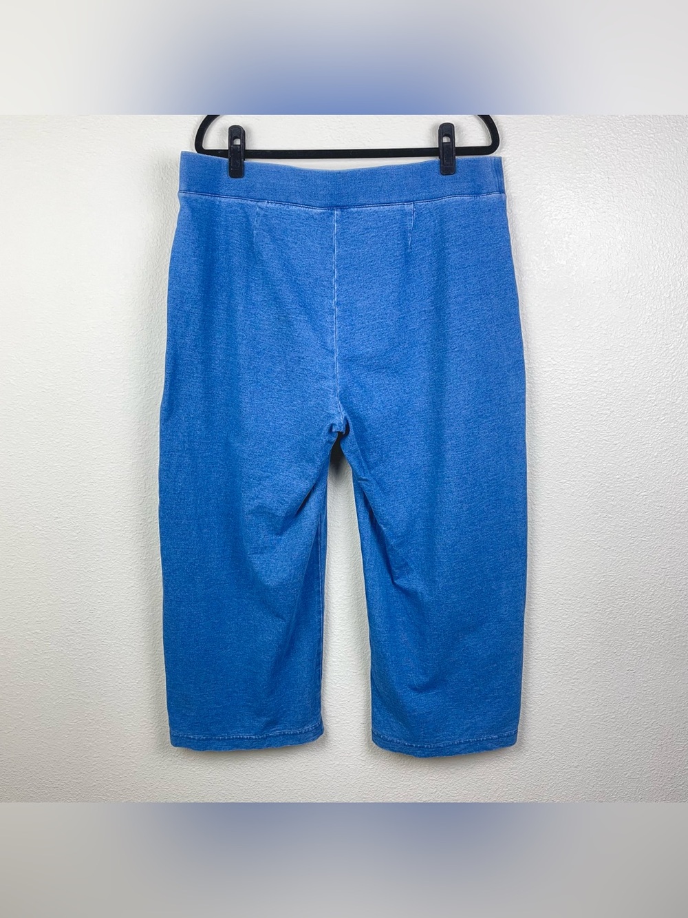 J.Jill Women's XL PureJill Indigo Cotton Pull On Capri Pants Pockets Casual - Picture 9 of 16